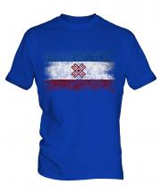 Mari El Distressed Flag Mens T-Shirt