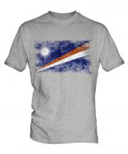 Marshall Islands Distressed Flag Mens T-Shirt