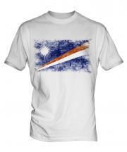 Marshall Islands Distressed Flag Mens T-Shirt