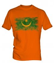 Mauritania Distressed Flag Mens T-Shirt
