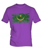 Mauritania Distressed Flag Mens T-Shirt