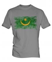Mauritania Distressed Flag Mens T-Shirt