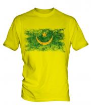Mauritania Distressed Flag Mens T-Shirt