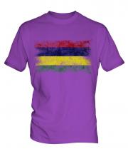 Mauritius Distressed Flag Mens T-Shirt