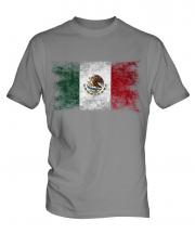 Mexico Distressed Flag Mens T-Shirt