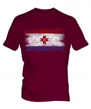 Mordovia Distressed Flag Mens T-Shirt