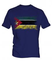 Mozambique Distressed Flag Mens T-Shirt