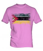 Mozambique Distressed Flag Mens T-Shirt