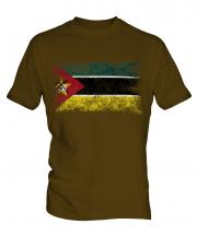 Mozambique Distressed Flag Mens T-Shirt