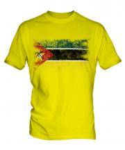 Mozambique Distressed Flag Mens T-Shirt