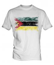 Mozambique Distressed Flag Mens T-Shirt