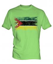 Mozambique Distressed Flag Mens T-Shirt