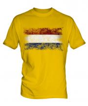 Netherlands Distressed Flag Mens T-Shirt
