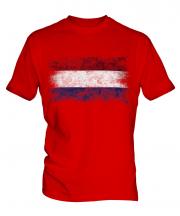 Netherlands Distressed Flag Mens T-Shirt