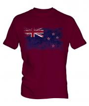 New Zealand Distressed Flag Mens T-Shirt