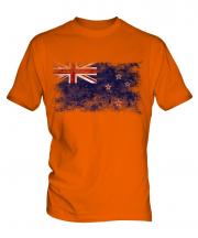 New Zealand Distressed Flag Mens T-Shirt
