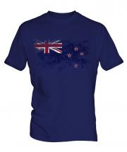 New Zealand Distressed Flag Mens T-Shirt