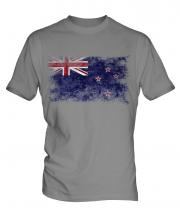 New Zealand Distressed Flag Mens T-Shirt