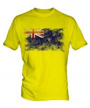 New Zealand Distressed Flag Mens T-Shirt