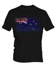 New Zealand Distressed Flag Mens T-Shirt