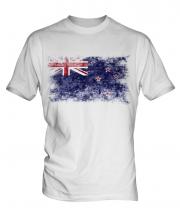 New Zealand Distressed Flag Mens T-Shirt
