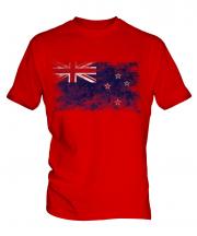 New Zealand Distressed Flag Mens T-Shirt