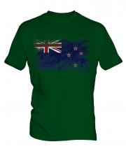 New Zealand Distressed Flag Mens T-Shirt