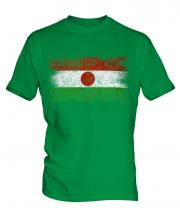Niger Distressed Flag Mens T-Shirt