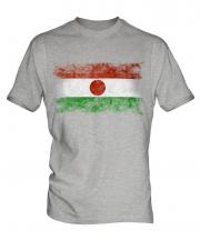 Niger Distressed Flag Mens T-Shirt