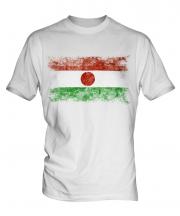 Niger Distressed Flag Mens T-Shirt