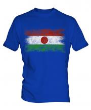Niger Distressed Flag Mens T-Shirt