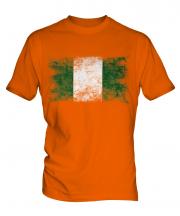 Nigeria Distressed Flag Mens T-Shirt