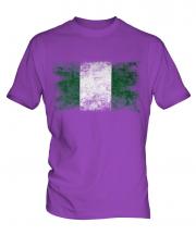 Nigeria Distressed Flag Mens T-Shirt
