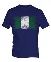 Nigeria Distressed Flag Mens T-Shirt