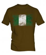 Nigeria Distressed Flag Mens T-Shirt