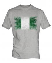 Nigeria Distressed Flag Mens T-Shirt