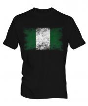 Nigeria Distressed Flag Mens T-Shirt