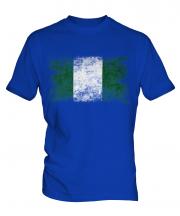 Nigeria Distressed Flag Mens T-Shirt