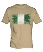 Nigeria Distressed Flag Mens T-Shirt