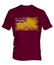 Niue Distressed Flag Mens T-Shirt