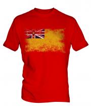 Niue Distressed Flag Mens T-Shirt