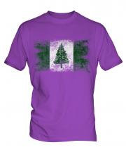 Norfolk Island Distressed Flag Mens T-Shirt
