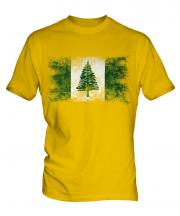 Norfolk Island Distressed Flag Mens T-Shirt
