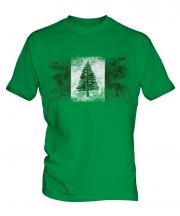 Norfolk Island Distressed Flag Mens T-Shirt