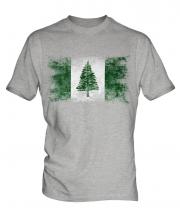 Norfolk Island Distressed Flag Mens T-Shirt