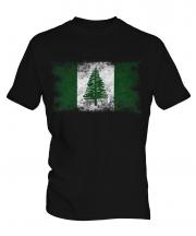 Norfolk Island Distressed Flag Mens T-Shirt