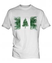 Norfolk Island Distressed Flag Mens T-Shirt