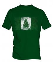 Norfolk Island Distressed Flag Mens T-Shirt