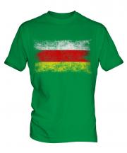 North Ossetia Distressed Flag Mens T-Shirt