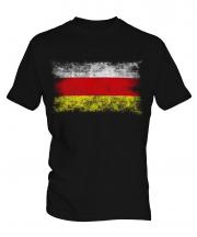 North Ossetia Distressed Flag Mens T-Shirt